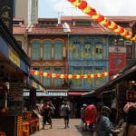 Street scene in Singapore's Chinatown