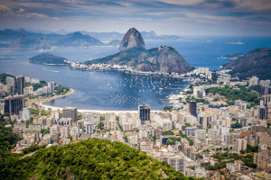 View of Rio de Janeiro from above