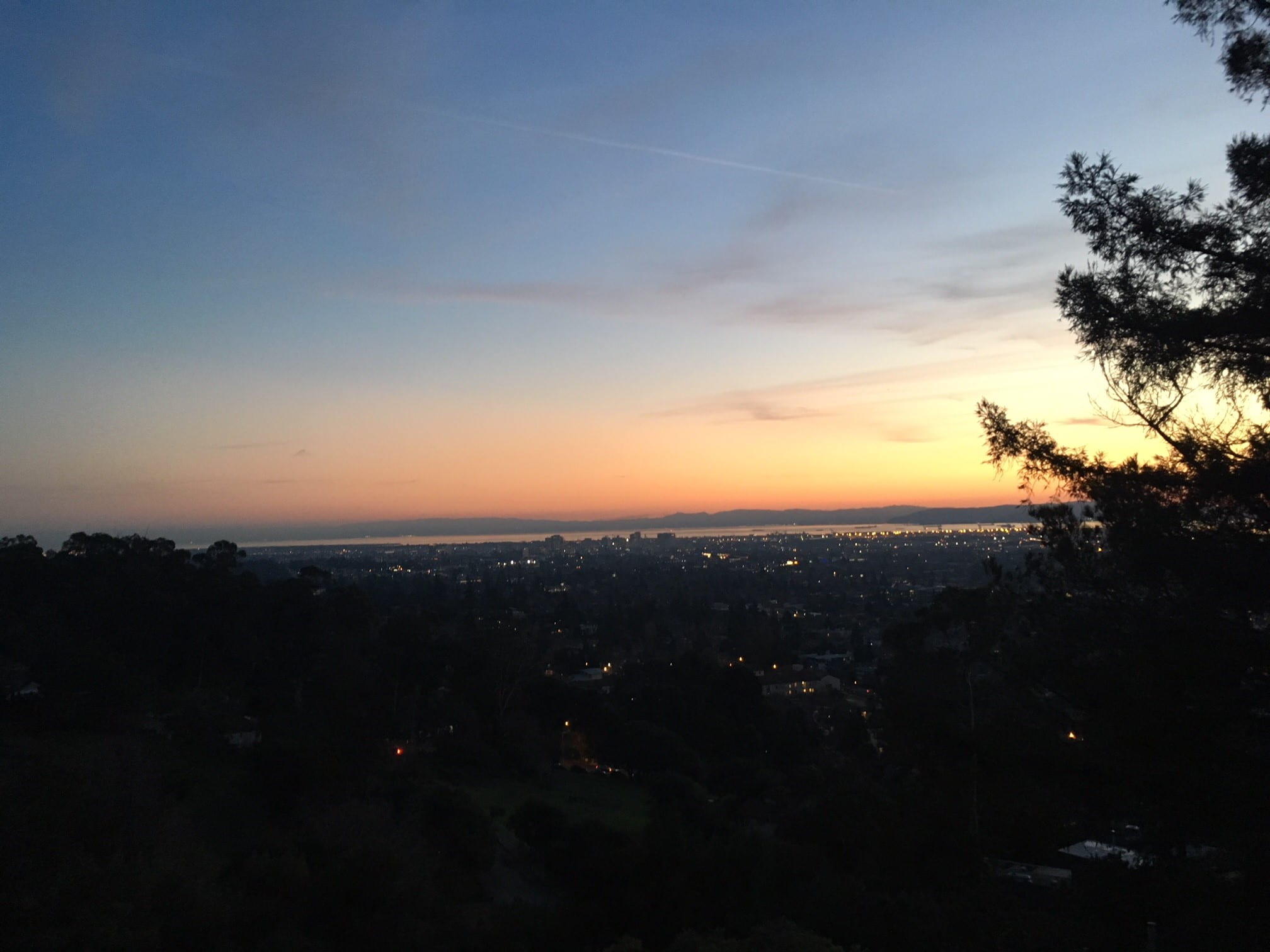 Sunset over Berkeley